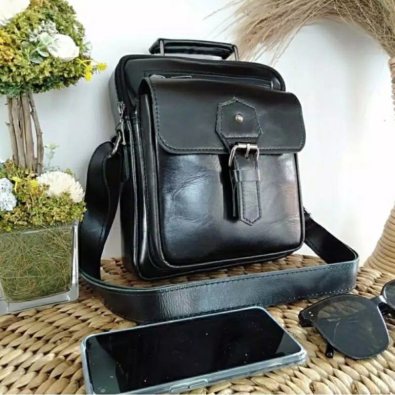 TAS SELEMPANG KULIT ASLI MURAH BRANDED COOL &amp; CALM MODEL BAMBY