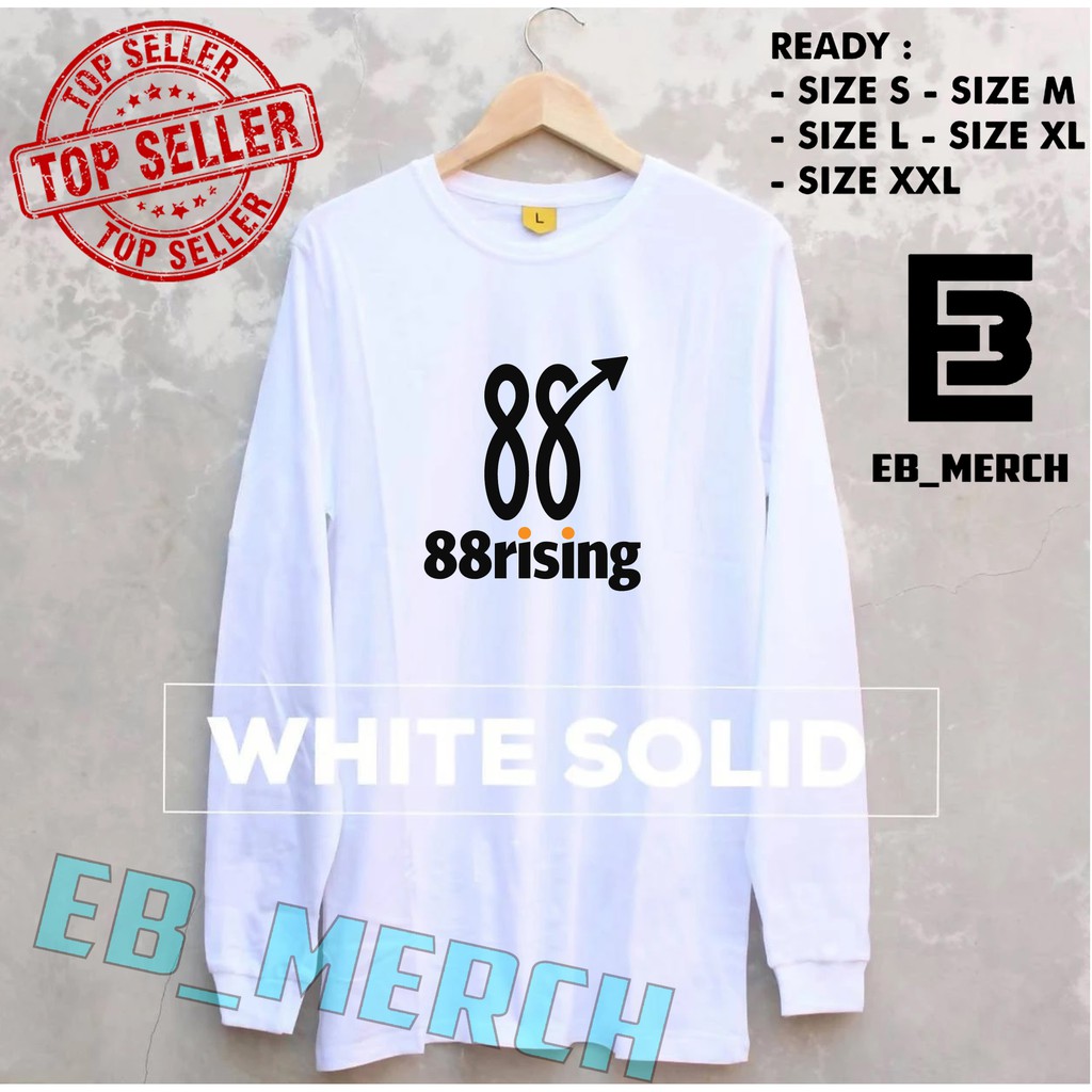 Import Quality MURAH BAJU KAOS LENGAN PANJANG  88 RISING -SONG  keren EB_MERCH