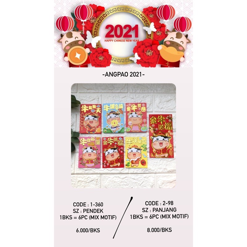 

ANGPAO KERBAU | ANGPAO IMLEK 2021 | ANGPAO KERBAU 2021