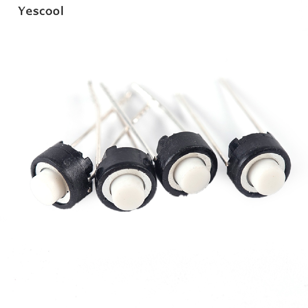 Yescool 50pcs Tombol Tekan Micro Switch 6x6 X 4.3 / 6x6 X 5mm