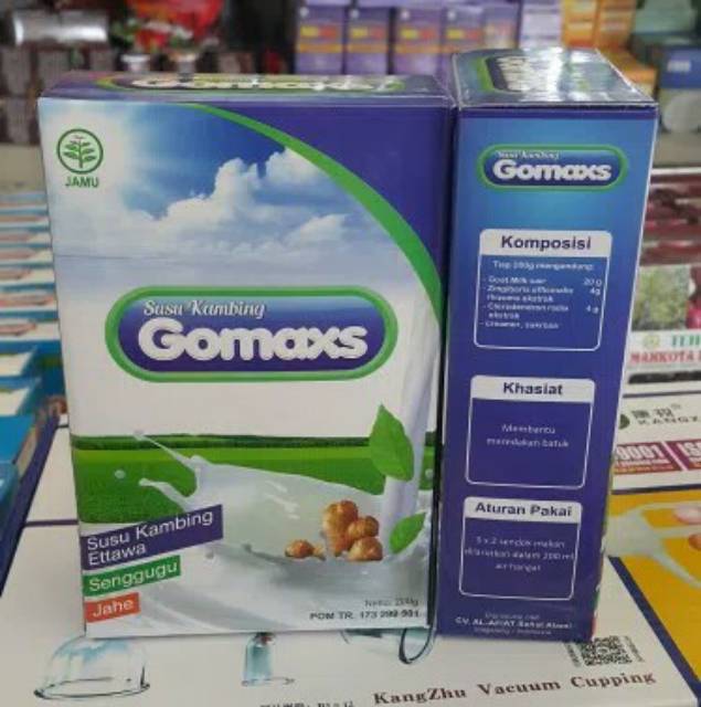 Susu Kambing Etawa Gomaxs Plus Herbal Senggugu dan Jahe