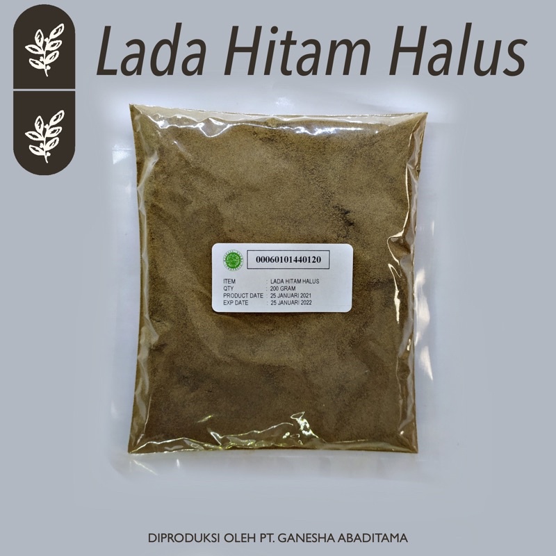 

Lada Hitam Halus Refill Bumbu Rempah 200 g