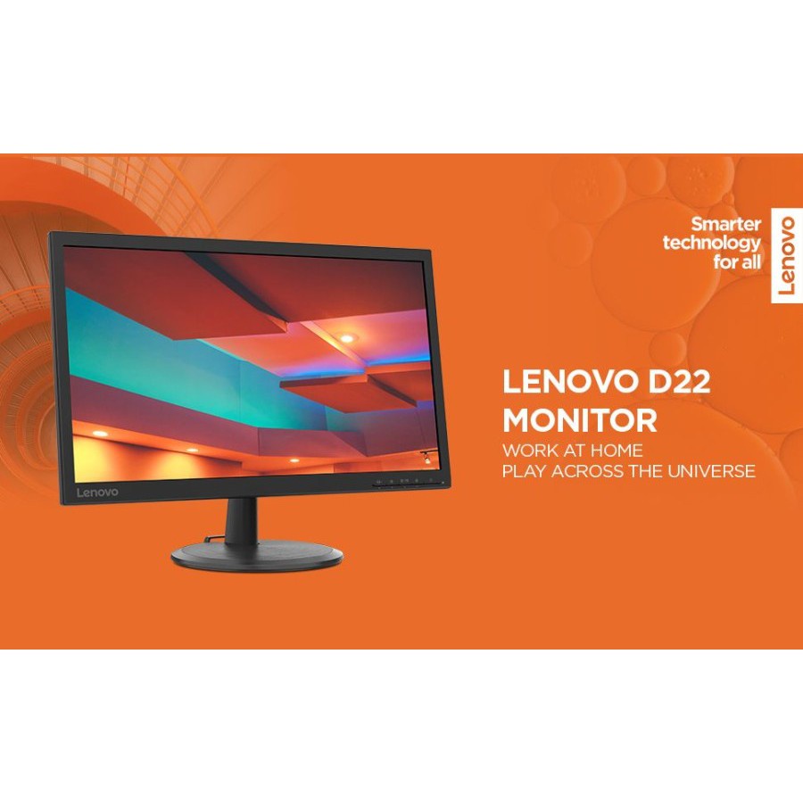 Monitor LED Lenovo D22-20 Full HD 75Hz VGA HDMI