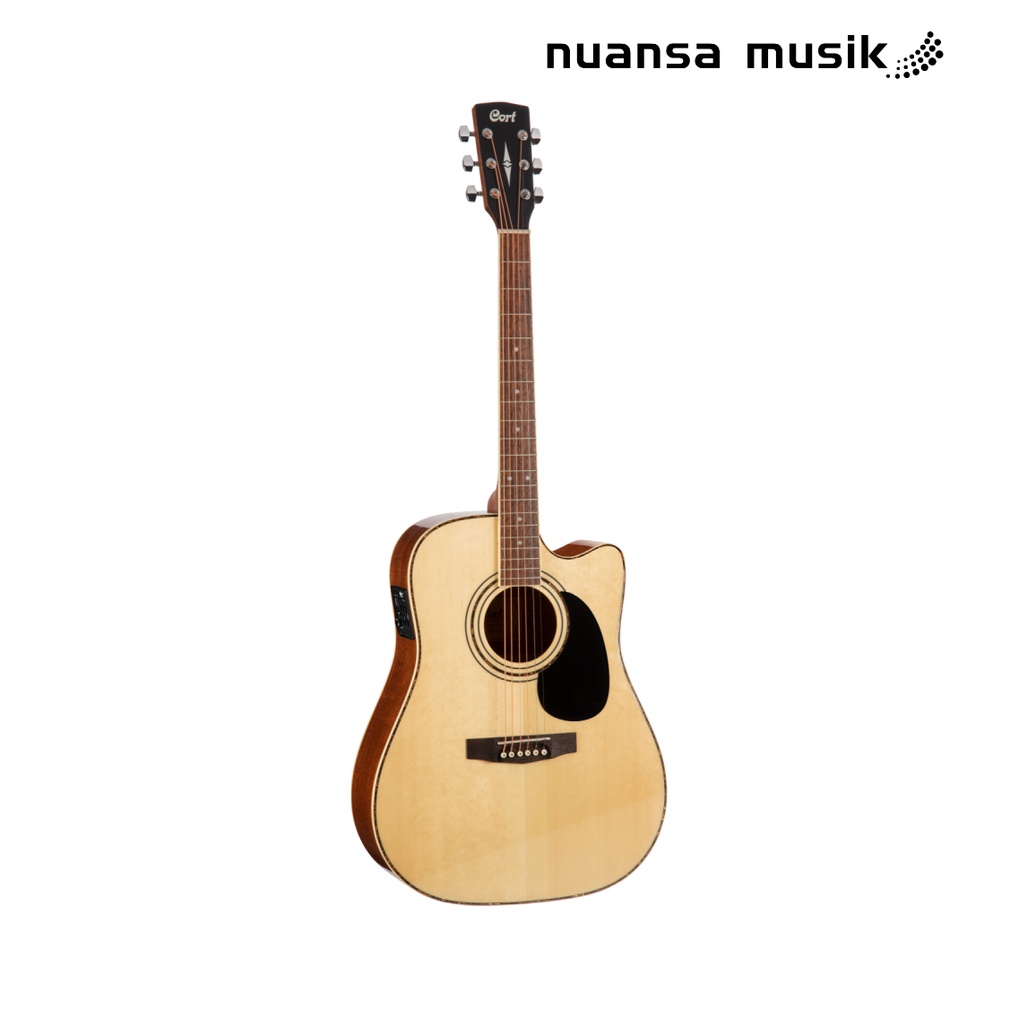 Cort AD880 / AD-880 / AD 880 CE Natural Acoustic Electric Guitar