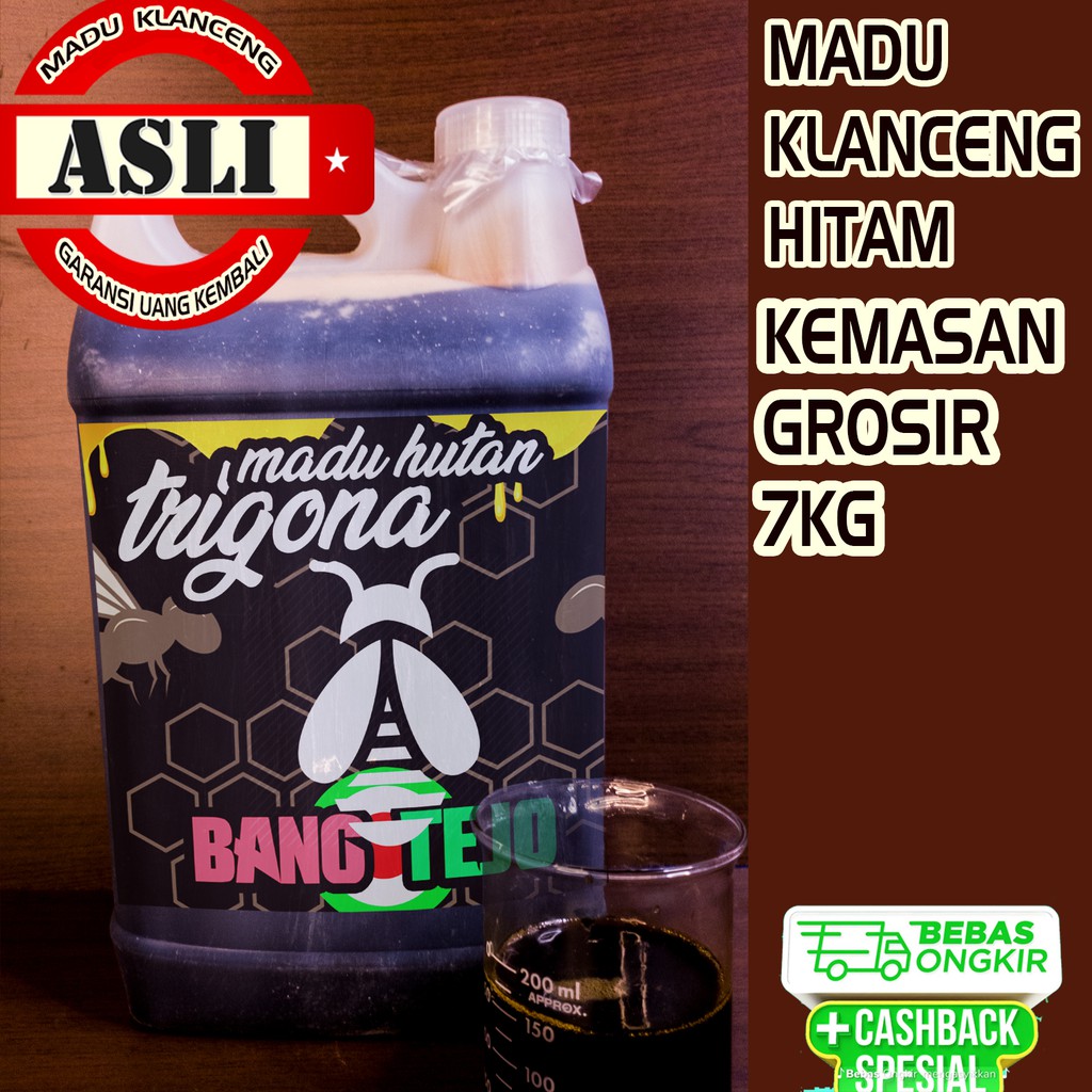 

madu klanceng hitam Bang Tejo kemasan 7kg