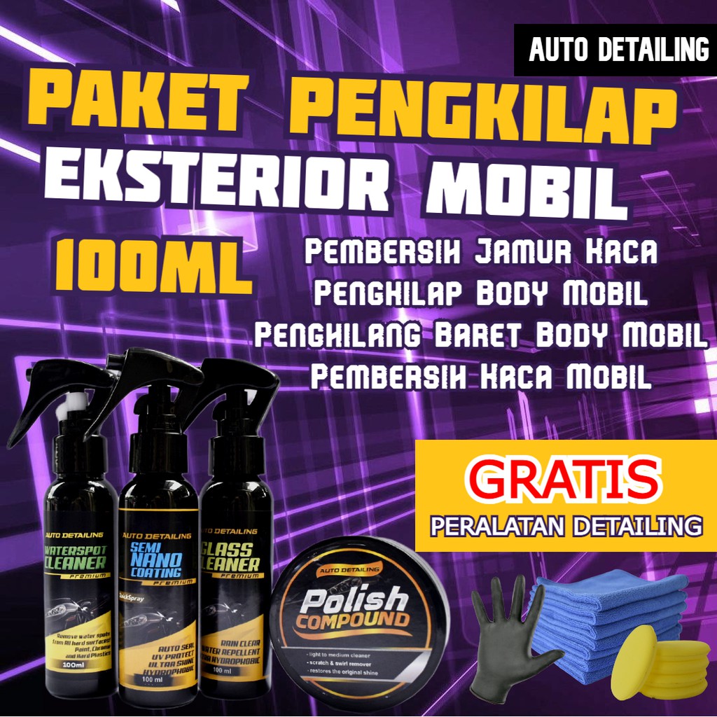 Pembersih Jamur Kaca Pengkilap Body Motor Dan Kompon Mobil
