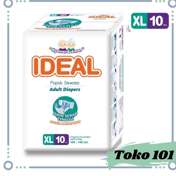 IDEAL Popok Dewasa Tipe Perekat