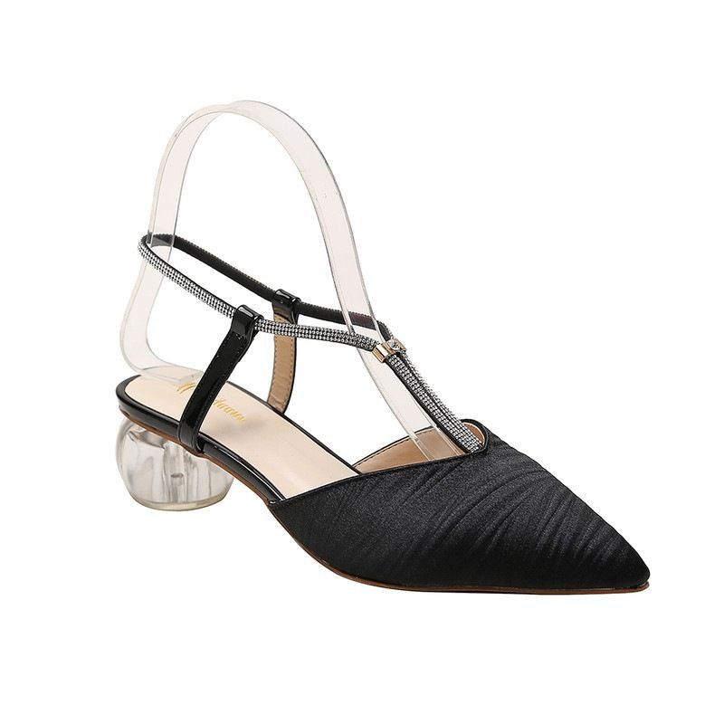 QZ - TERBARU !!!! Agnes Heels Fashion Wanita Versi Korea Netral KCA 12