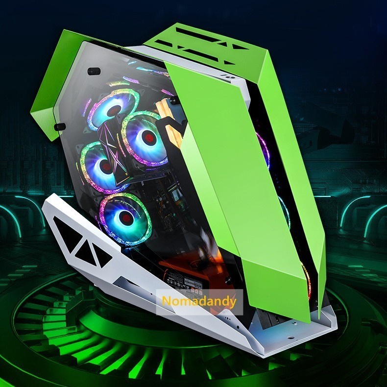 CASING PC GAMING BUMBLEBEE ATX FULL TOWER MANTAFFF GAN