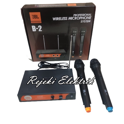 Mic Microphone Wireless JBL BL-2 - Mikrofon Double UHF Wireless - TERBARU