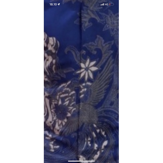 Kain Batik Warna Navy Baurekso Navy Kain Halus Tebal High Quality