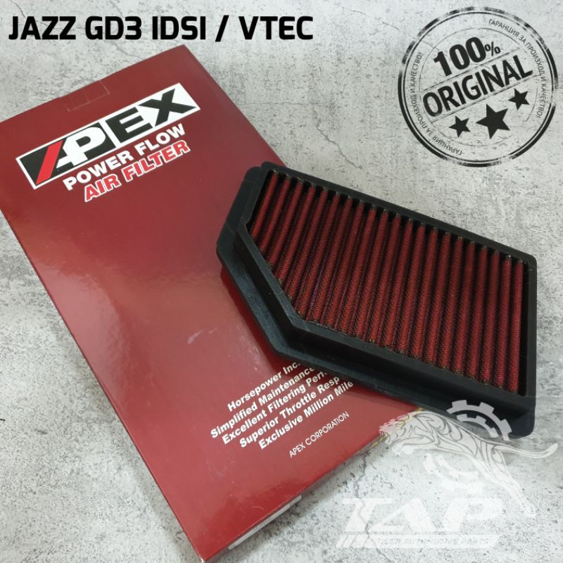 AIR FILTER - FILTER UDARA RACING JAZZ GD3 VTECT IDSI APEX ORIGINAL