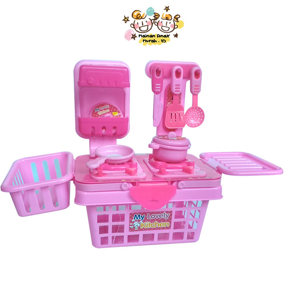 Kitchen Set Keranjang Mainan Masak Masakan Anak My Kitchen Set Keranjang Mainan Masak Masakan Anak My