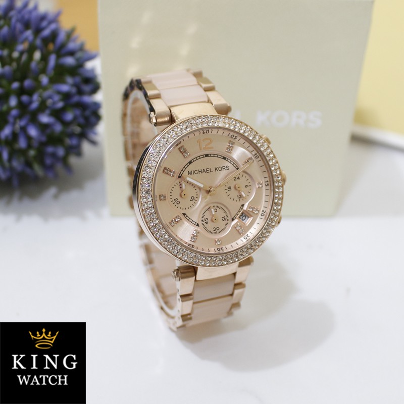 ORI MICHAEL KORS WATCH 5896 - JAM TANGAN WANITA STAINLESS STEEL
