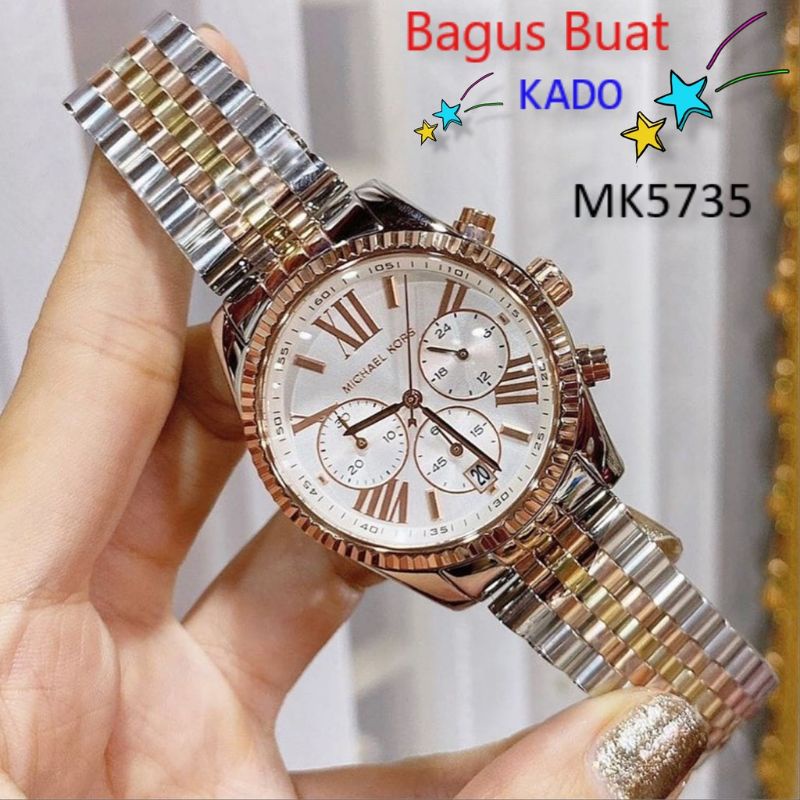 Jam tangan wanita michael kors rolex 100% original include box