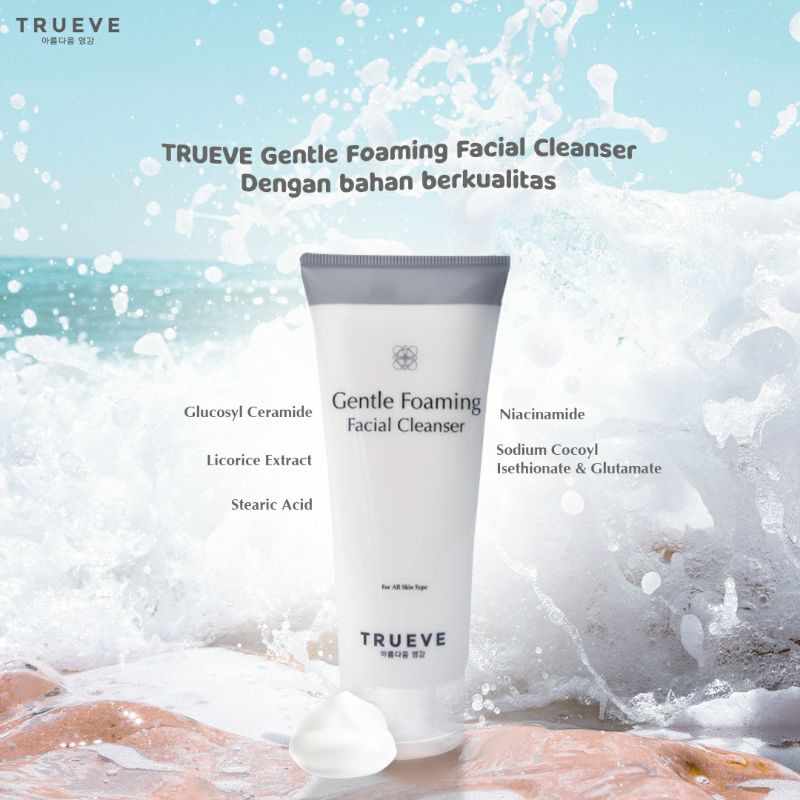 Trueve LOW PH Facial Cleanser | Gentle Foaming Facial Cleanser