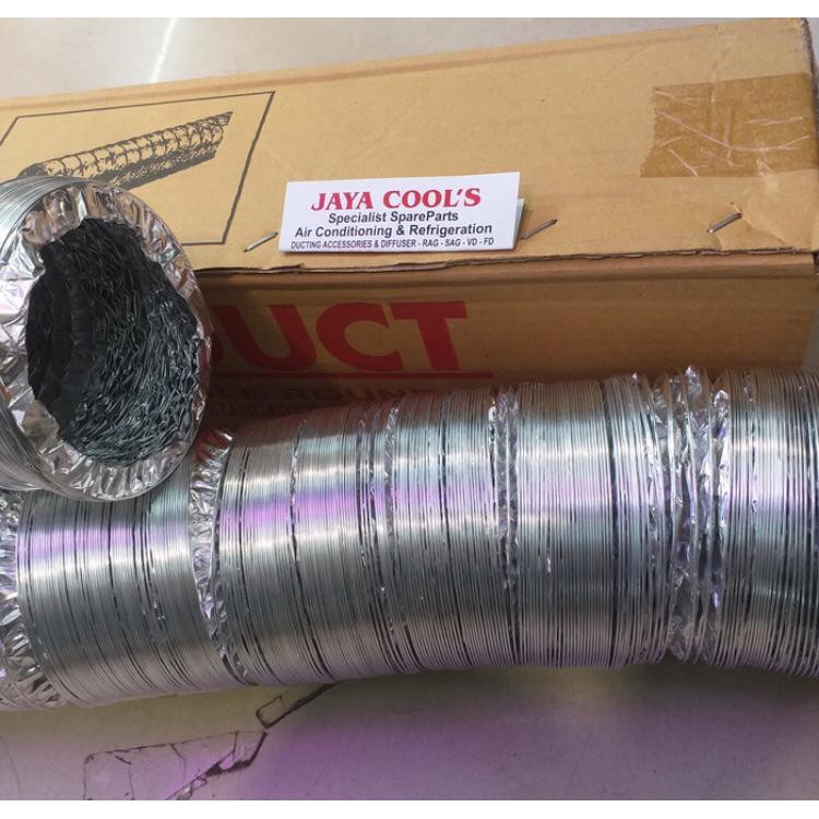 Flexible 4&quot; jual meteran cerobong asap exhaust harga per meter