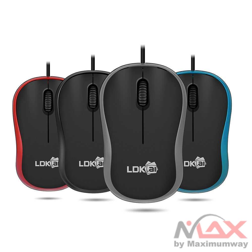 LDKAI Original Mouse Wired Optical - D1 Mouse kabel Bermutu 800 DPI Compatible Android Windows IOS Linux Mac