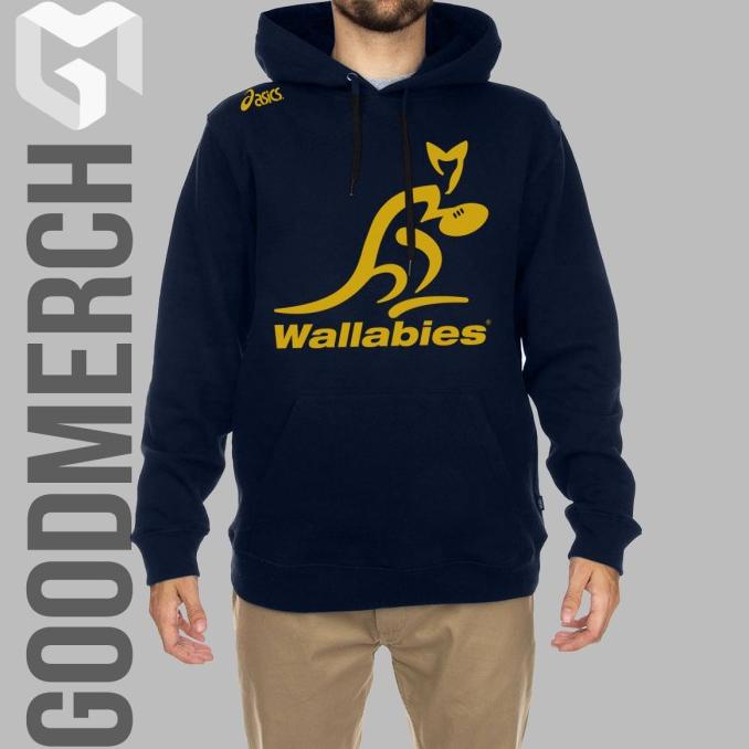 jaket hoodie sweater wallabies rugby