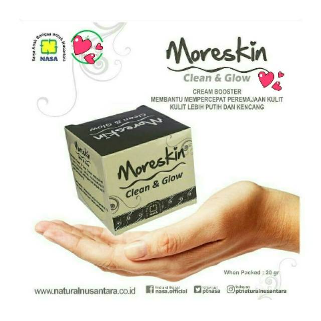 MORESKIN CLEAN N GLOW NASA- KD CG15