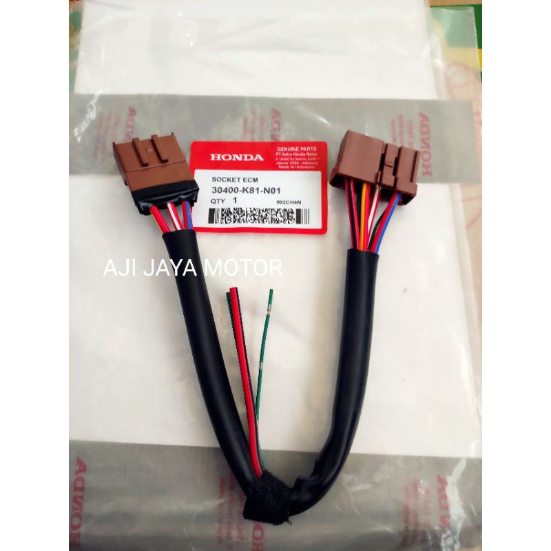 SOKET SPUL KE ECU/ECM-SOKET ACG HONDA BEAT ESP/SCOPY ESP-VARIO 110 ESP K81 ORIGINAL