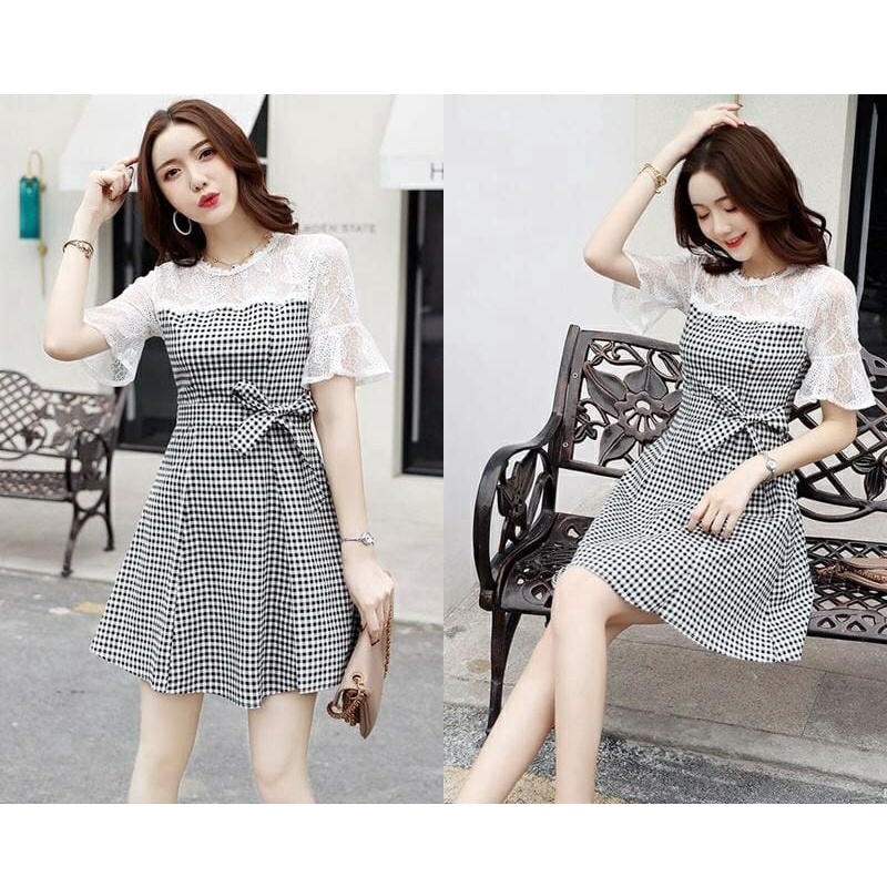 [RXFK] Dress Wanita Korea / Dress Kekinian / Dress Wanita Trend Terbaru / Fashion Wanita