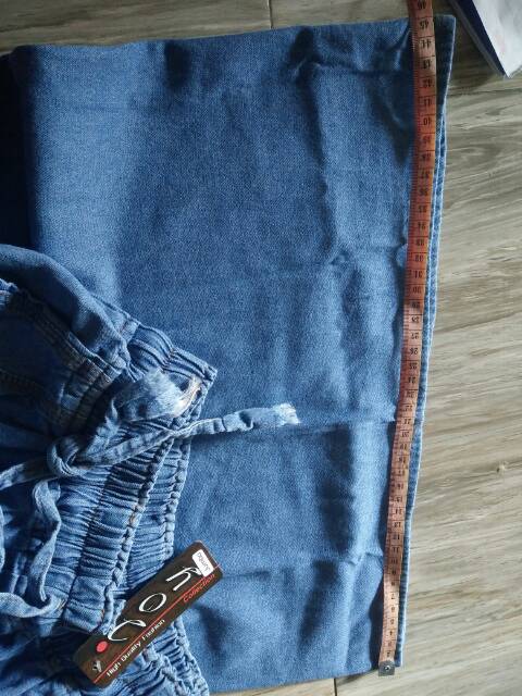 KULOT JEANS JUMBO JAMINAN KUALITAS BISA COD/CELANA KULOT LEBAR MAYUNG/KULOT A JUMBO/CELANA KULOT