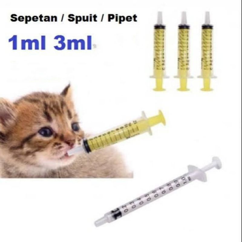 Pipet Spet Susu Makanan Kucing Anjing Hamster Kelinci