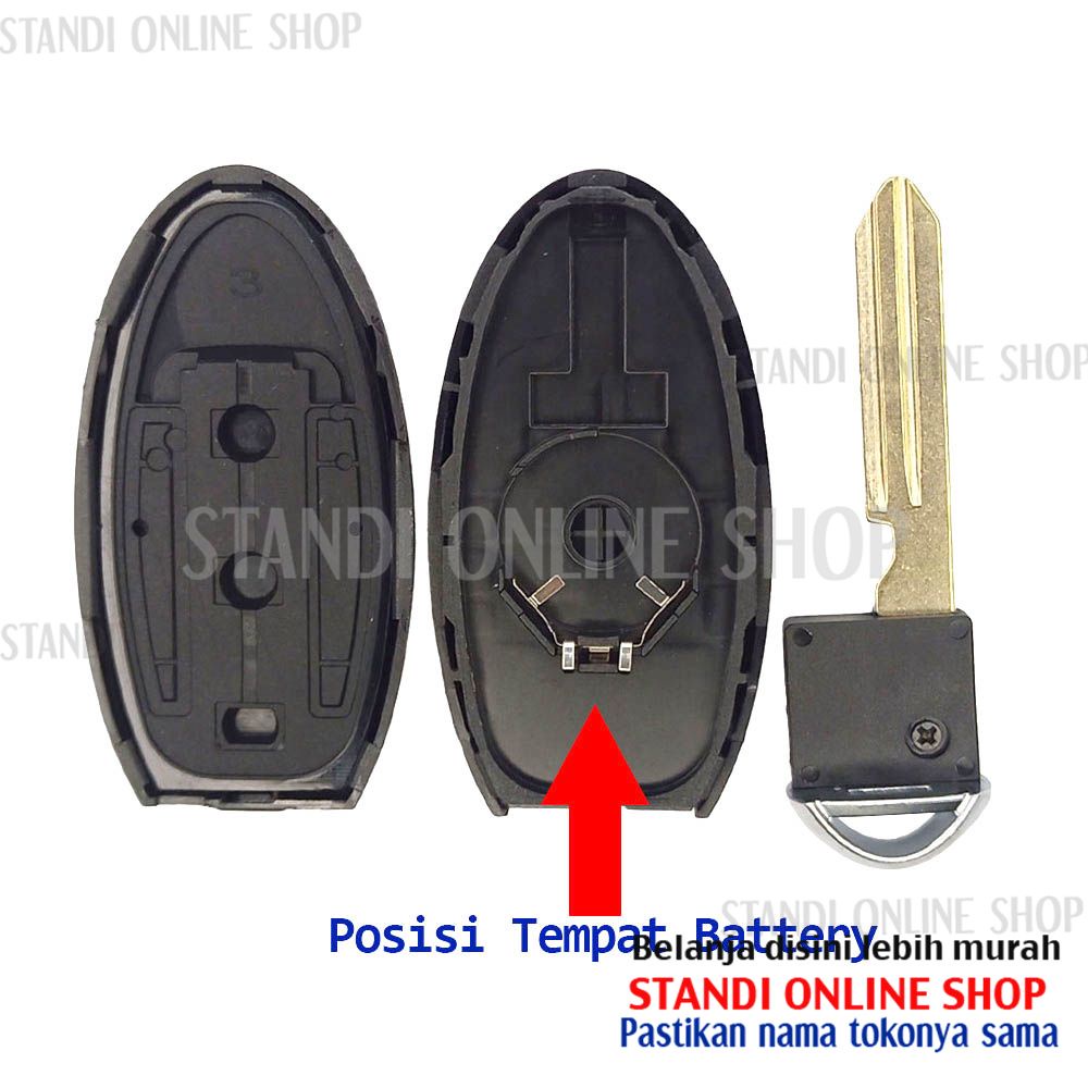 Cassing Remote Case Smartkey Rumah Kunci Nissan Evalia Juke