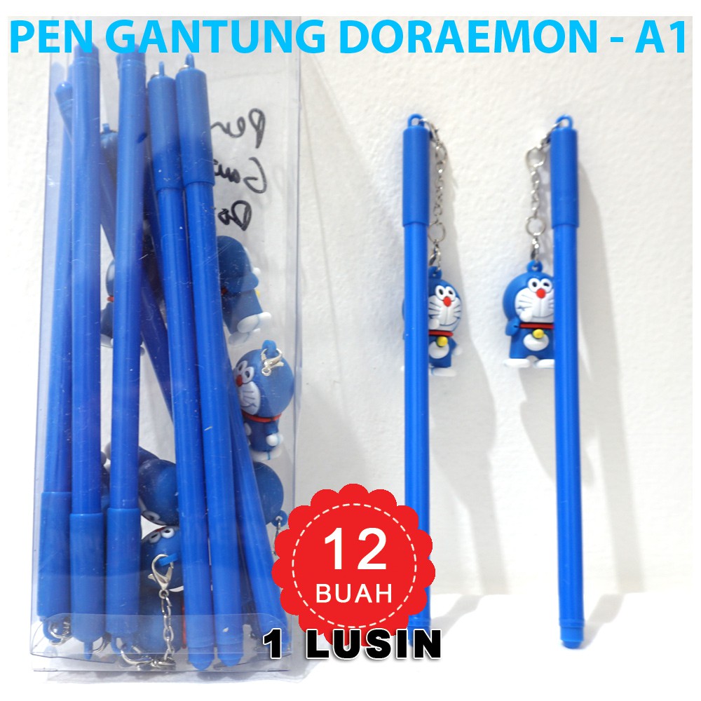 

Pulpen fancy Gantung DORAEMON 1 LUSIN - pen Gantung DORAEMON A-1