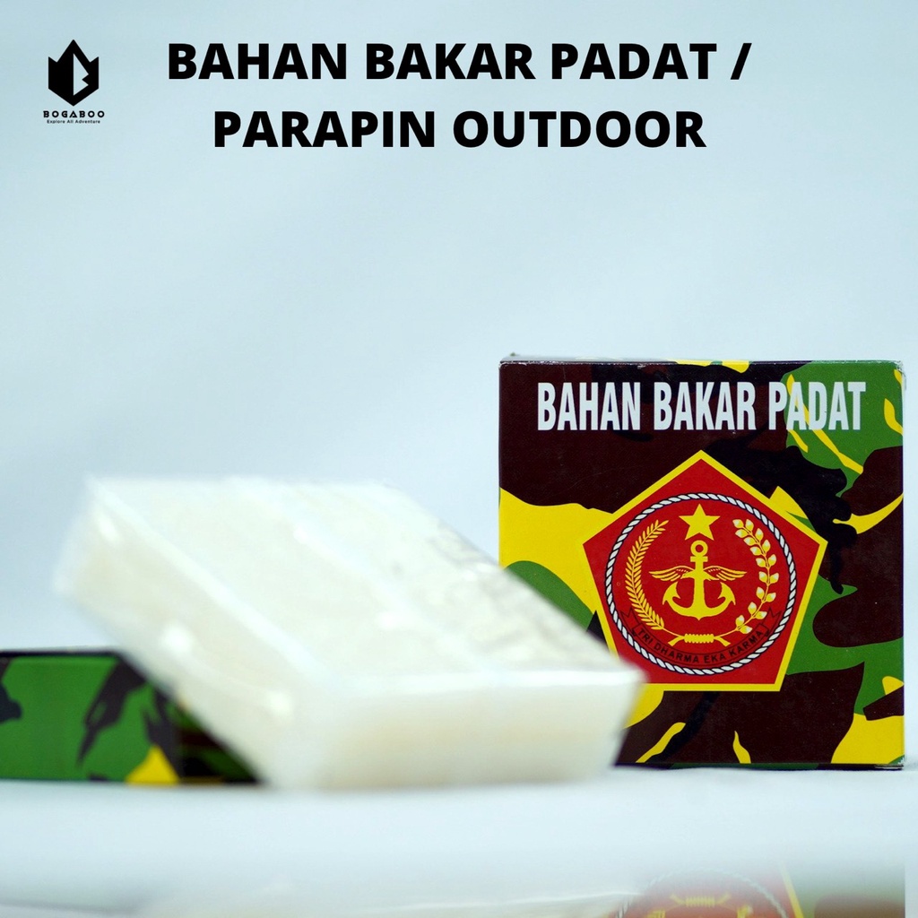 Bisa COD Paravin Bahan Bakar Padat - Parafin TNI Isi 8 Tablet - parapin - parapin - bahan bakar padat