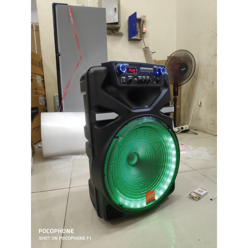 PROMO JUC SPEAKER AUDIO P-15 SUPER BASS USB BLUETOOTH PORTABLE