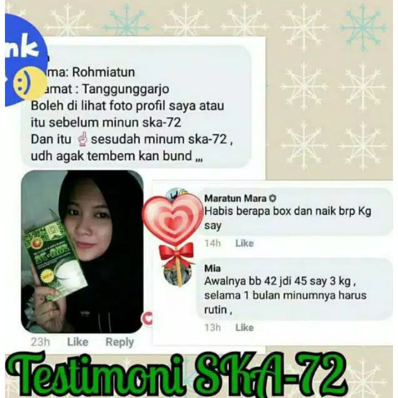 

SKA NASA.susu penggemuk badan+obat maag alami