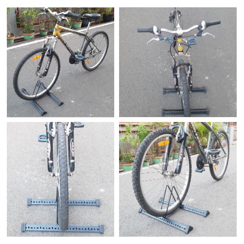 Standar Parkir 1 Sepeda Besi Siku Bike Stand Paddock 1