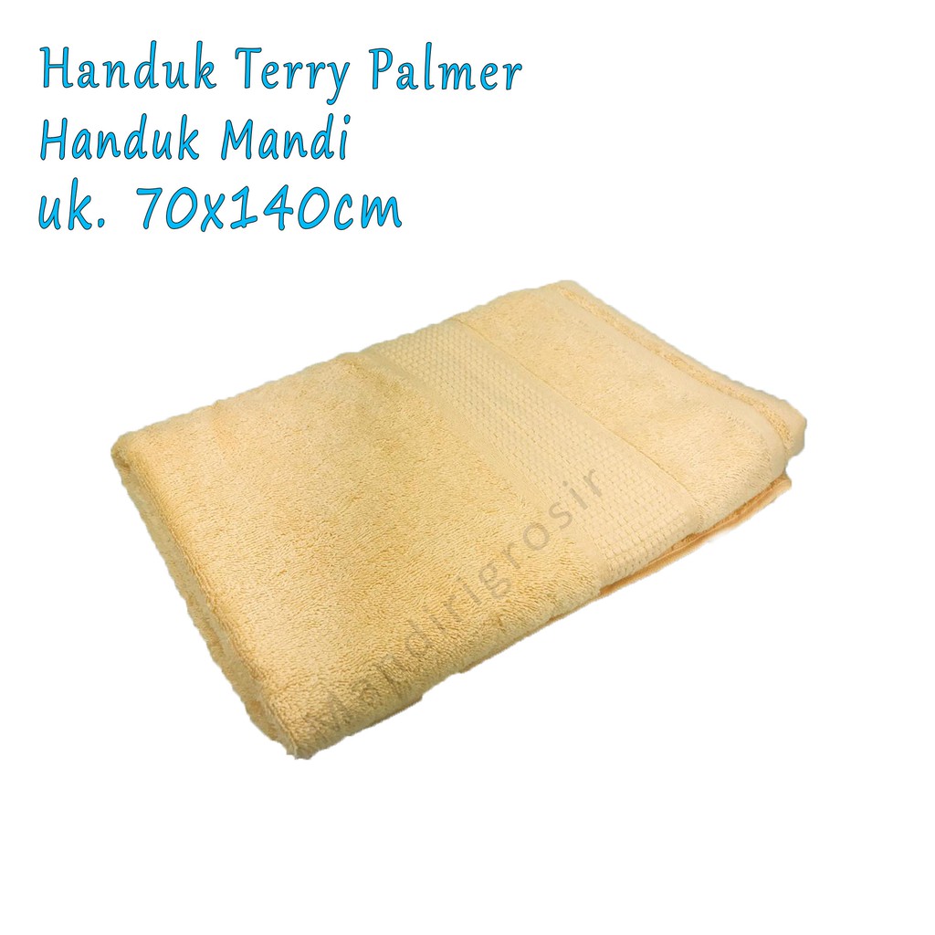 Handuk Mandi * warna muda polos * Terry Palmer * 70x140cm