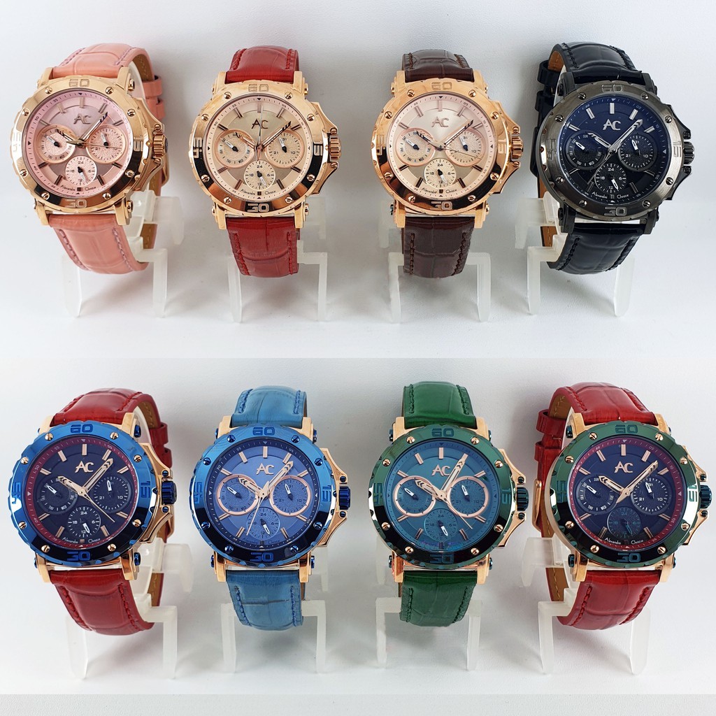ALEXANDRE CHRISTIE AC 9205 AC9205 COLLECTION LEATHER ORIGINAL Garansi Resmi 1Thn | JAM TANGAN WANITA