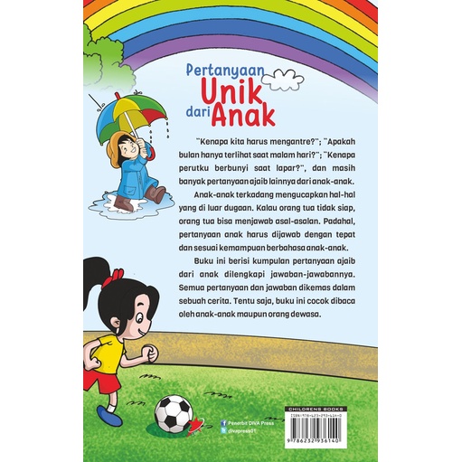 Buku Pertanyaan Unik dari Anak - Bunda Fathiya - DIVA Press