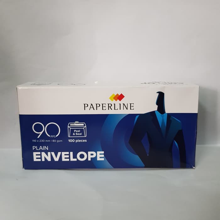 Amplop No. 90 Paperline / Amplop Putih Polos 110 x 230 mm