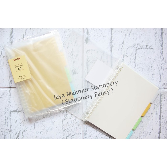 

Buruan Binder Note A5 Transparan Joyko Motif Polos A5-Tp-P519 Murah