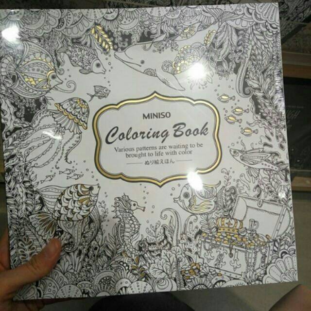 Miniso adult coloring book