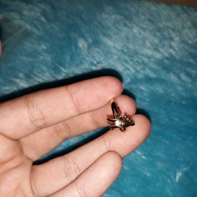 Cincin emas imitasi anak