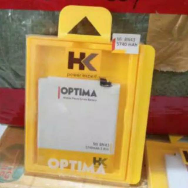 Baterai Batre Battery HK Optima BN43 Xiaomi Redmi Note 4X BN 43 Redmi Note4X Original