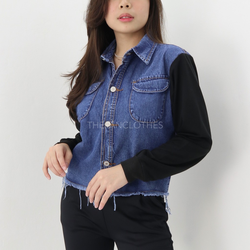 Ms match jacket jeans wanita by Genijeans