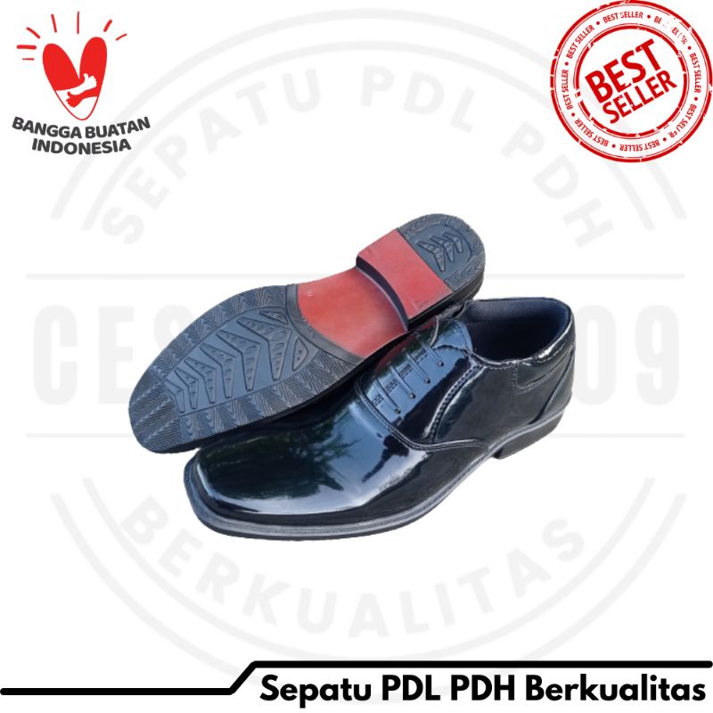 Sepatu PDH 02 TNI POLRI Sepatu PDH Pendek Pria Polri Security Sepatu Kerja Kantor
