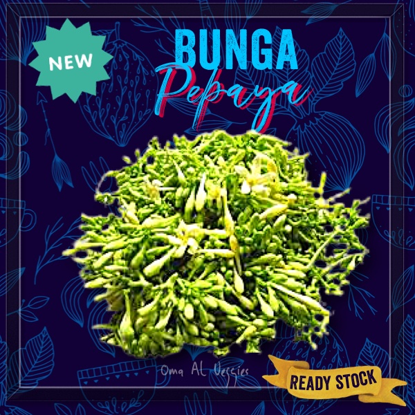 

BUNGA PEPAYA SEGAR PER 250 GR / PAPAYA FLOWERS 250Gr