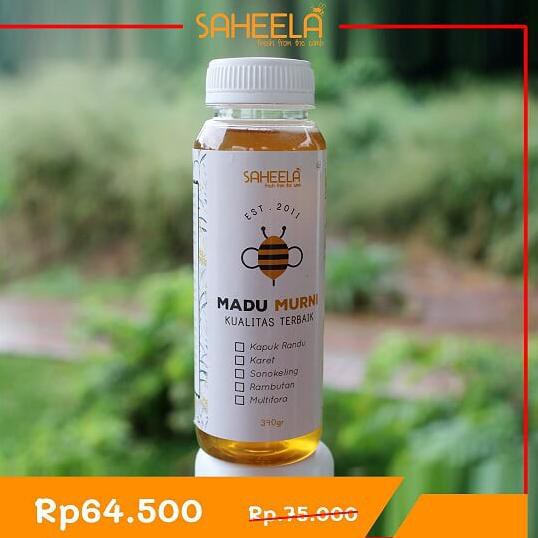 

R3kom3nd3dzh Madu Murni Saheela 340gr 100 % ORIGINAL Asli Raw Natural HoneyCode.A.1.W.0.0.5