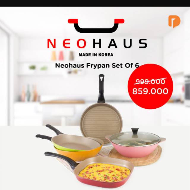 Neohaus frypan set 6