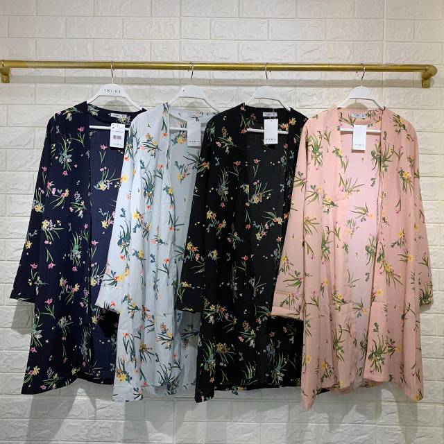 FLORAL LONG OUTER / OUTER PANJANG MOTIF BUNGA
