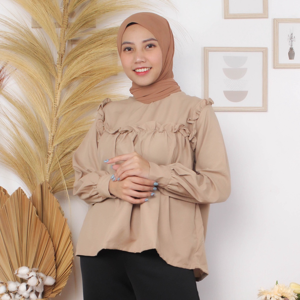 RX Fashion - Blouse Lolla I LAVANYA I Made top //Blouse Wanita -R1-COKSU