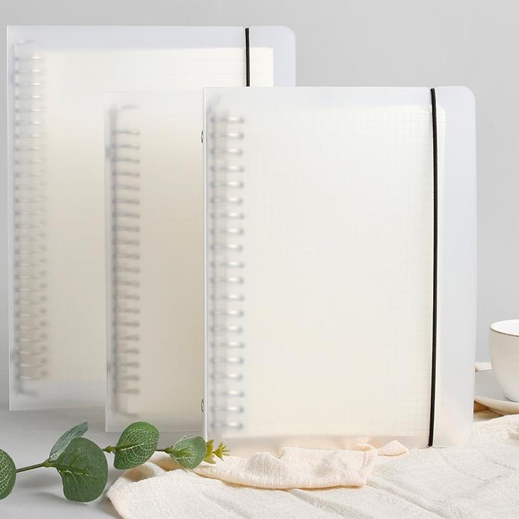 

Obral Terlaris [THE UNIVERSE] Binder A5 Matte 6 Ring 20 Ring Aesthetic Binder Transparan Dove - ST007